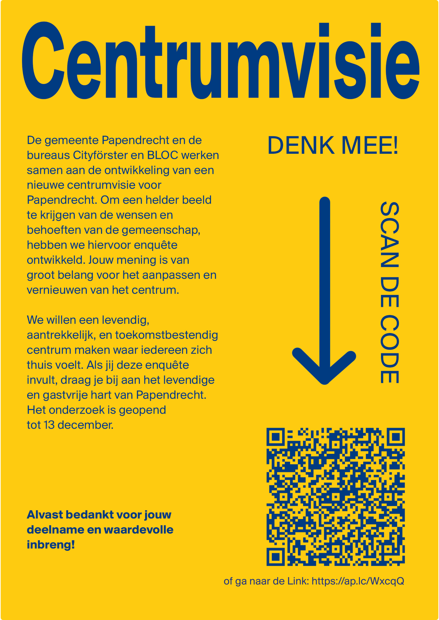 Flyer centrumvisie