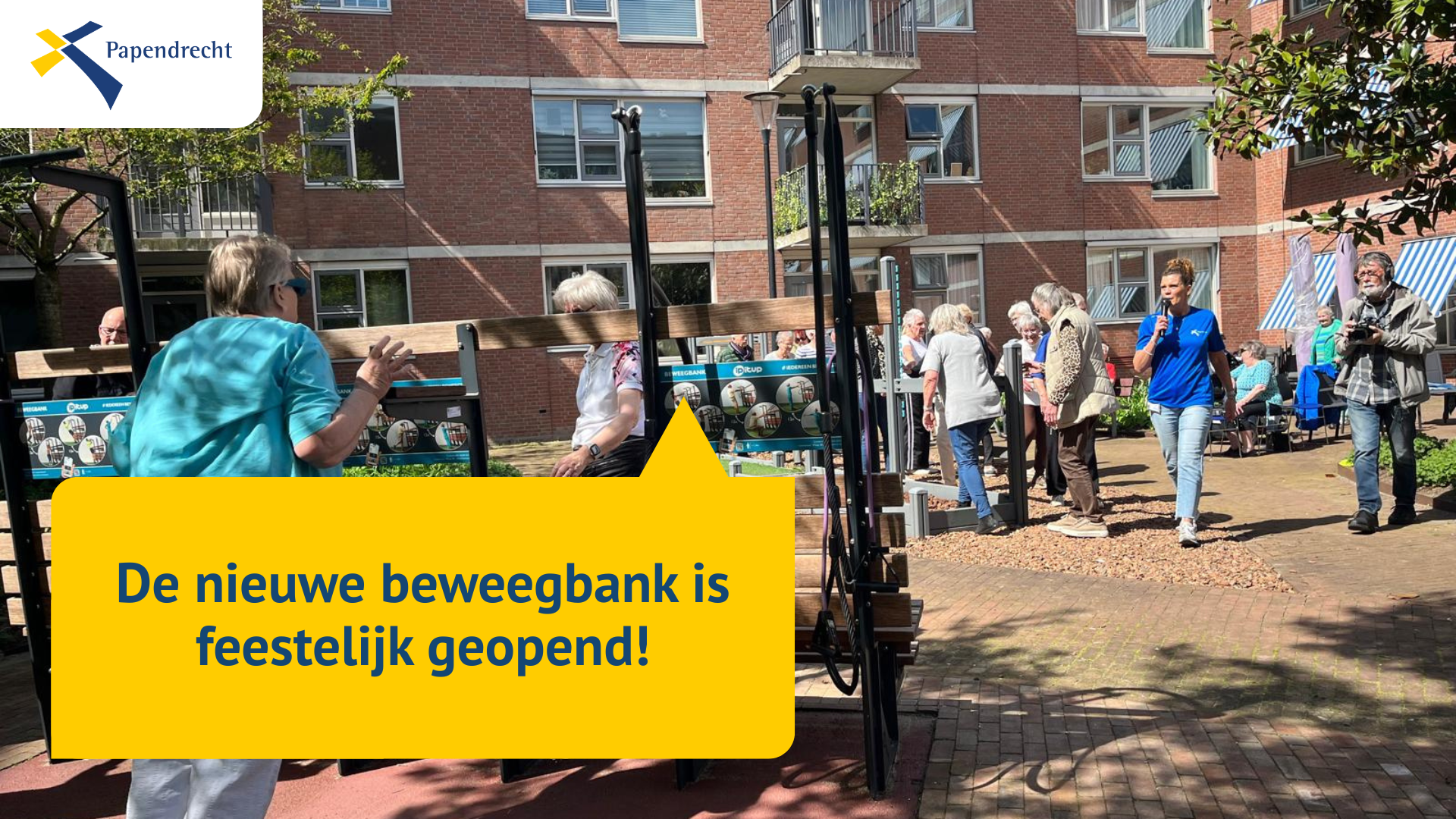 Beweegbank geopend