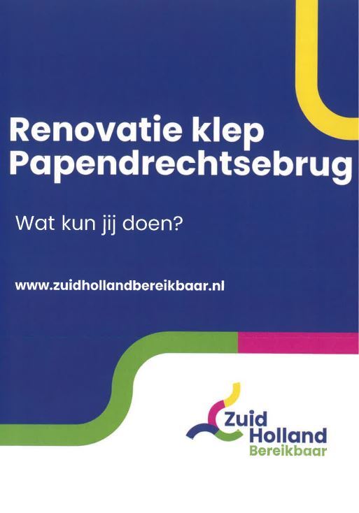 flyer werkzaamheden Papendrechtse brug