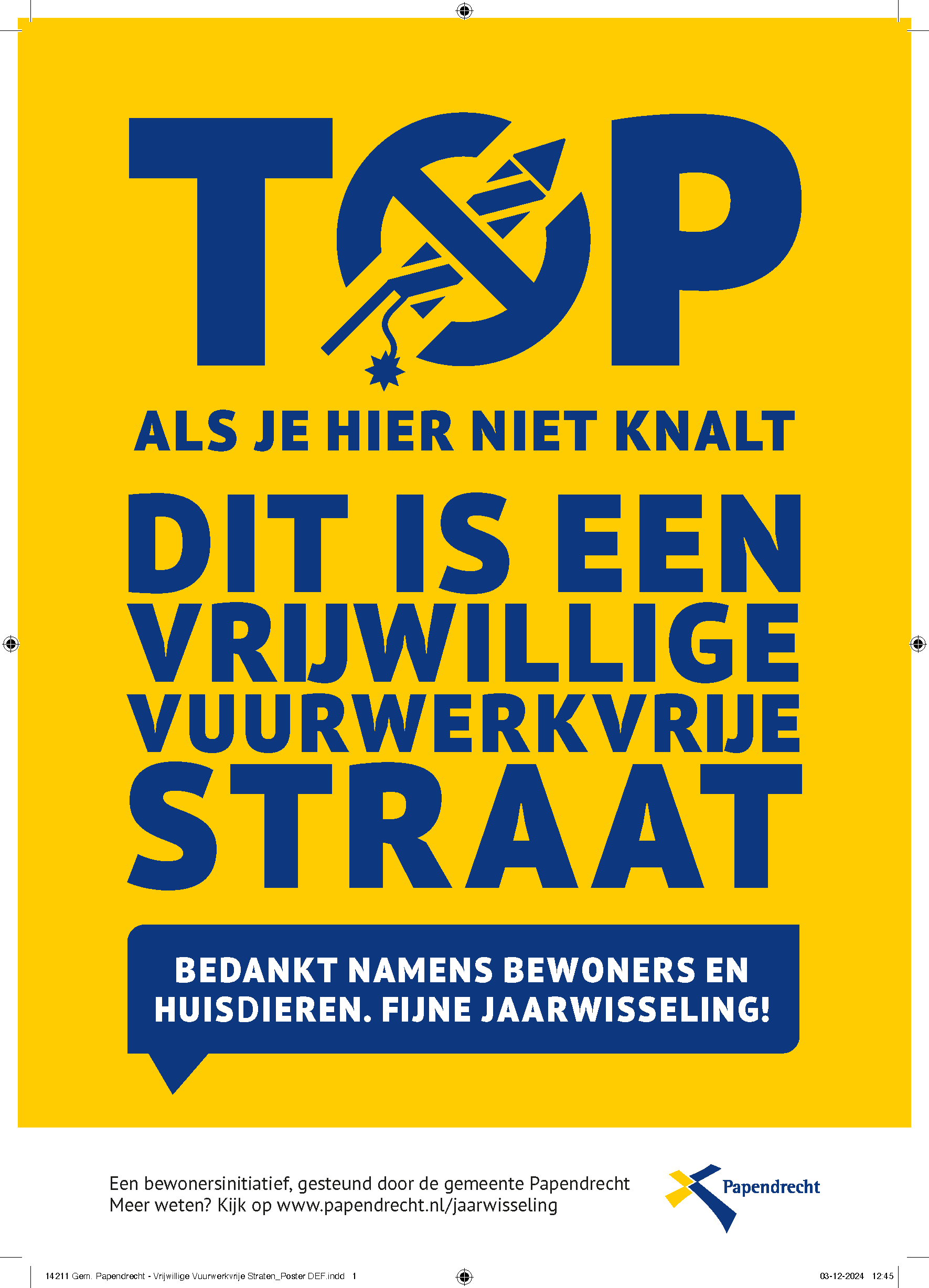 vuurwerkvrije straat